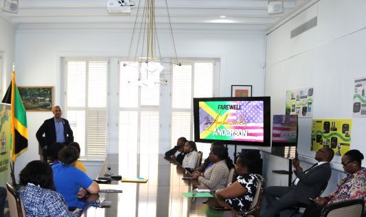 Embassy Staff Bid Warm Farewell to Ambassador Antony Anderson