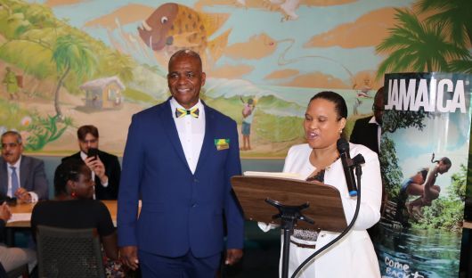 Jamaican Community meets Karl M. Bryan and Lishann Salmon, chargé d’affaires