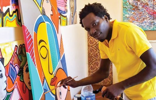 Jamaican visual artist Andy Ballentine